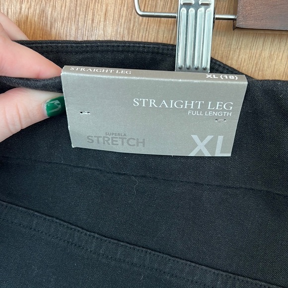 NWT Soft Surroundings Superla Pull On Straight Leg Pants - Picture 5 of 7